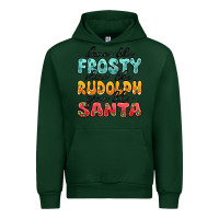 Forest Green dance like frosty shine like rudolph give like san Urban Hoodie - MaliasSmallBusiness