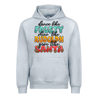 Heather Grey dance like frosty shine like rudolph give like san Urban Hoodie - MaliasSmallBusiness
