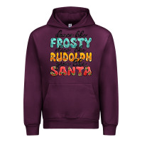 Mauve Wine dance like frosty shine like rudolph give like san Urban Hoodie - MaliasSmallBusiness