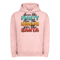 Pigment Salmon dance like frosty shine like rudolph give like san Urban Hoodie - MaliasSmallBusiness