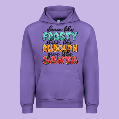 Dance Like Frosty Shine Like Rudolph Give Like San Urban Hoodie Designed By Maliassmallbusiness