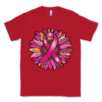Red breast cancer sunflower Classic Tee - RanaPortraitStore