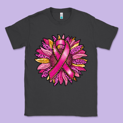 Breast Cancer Sunflower Classic Tee Designed By Ranaportraitstore