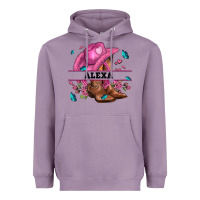 Lavender pink costom name cowgirl hat and roses Heavyweight Hoodie - AdoDesignShop