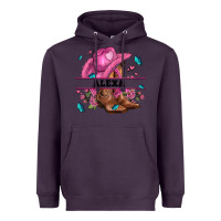 Plum pink costom name cowgirl hat and roses Heavyweight Hoodie - AdoDesignShop