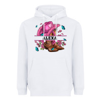 White pink costom name cowgirl hat and roses Heavyweight Hoodie - AdoDesignShop