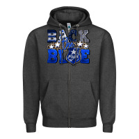 Charcoal Heather Back to blue 4th of July 4th of july Zipper Hoodie - CowGirlArtShop