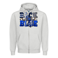 Dove Grey Back to blue 4th of July 4th of july Zipper Hoodie - CowGirlArtShop