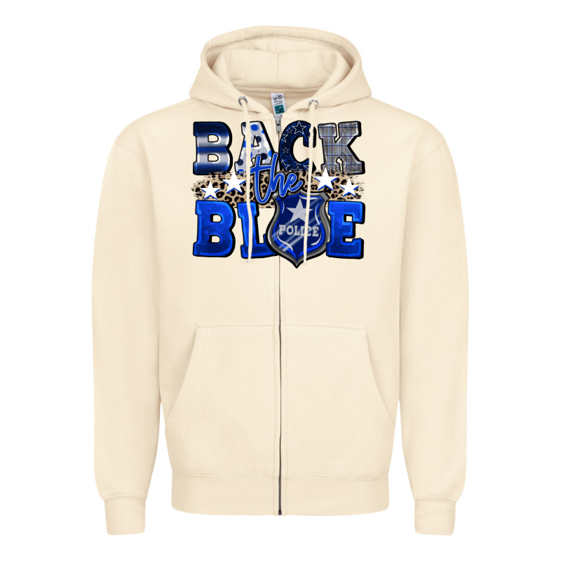 Back To Blue 4th Of July 4th Of July Zipper Hoodie by CowGirlArtShop | Teevron