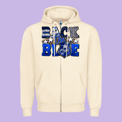 Back To Blue 4th Of July 4th Of July Zipper Hoodie Designed By Cowgirlartshop
