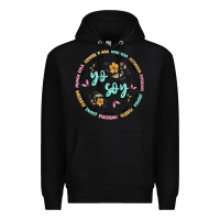 Black yo soy inspiration Premium Hoodie - MaliasSmallBusiness
