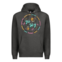 Charcoal Heather yo soy inspiration Premium Hoodie - MaliasSmallBusiness