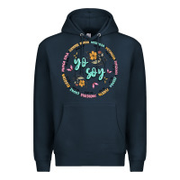 Navy yo soy inspiration Premium Hoodie - MaliasSmallBusiness