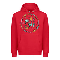 Red yo soy inspiration Premium Hoodie - MaliasSmallBusiness