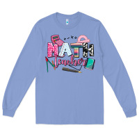 Colony Blue math teacher Long Sleeve Tee - AdoDesignShop