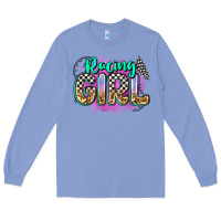 Colony Blue racing girl Long Sleeve Tee - Zillion Design Studio