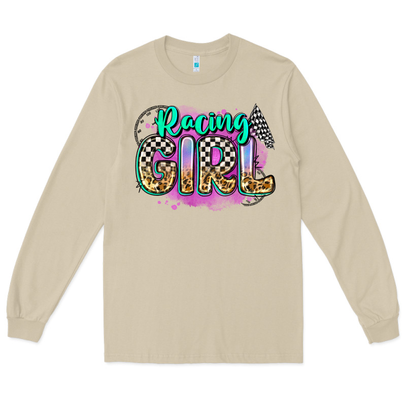Racing Girl Long Sleeve Tee by Zillion Design Studio | Teevron