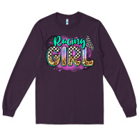 Plum racing girl Long Sleeve Tee - Zillion Design Studio
