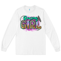 White racing girl Long Sleeve Tee - Zillion Design Studio