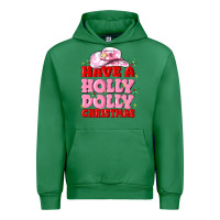 Emerald have a holly dolly christmas Urban Hoodie - MaliasSmallBusiness