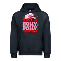 Navy have a holly dolly christmas Urban Hoodie - MaliasSmallBusiness
