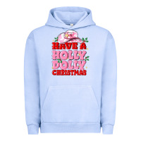 Pigment Grape Ice have a holly dolly christmas Urban Hoodie - MaliasSmallBusiness