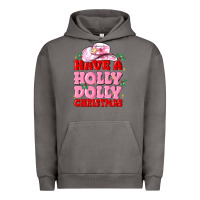 Pigment Tornado have a holly dolly christmas Urban Hoodie - MaliasSmallBusiness