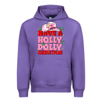 Tulip have a holly dolly christmas Urban Hoodie - MaliasSmallBusiness
