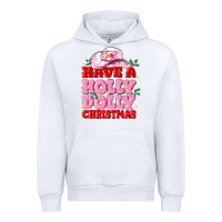 White have a holly dolly christmas Urban Hoodie - MaliasSmallBusiness
