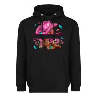 Black pink cowgirl hat and roses Heavyweight Hoodie - AdoDesignShop