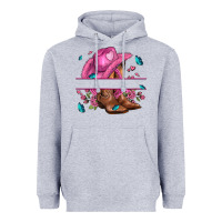 Heather Grey pink cowgirl hat and roses Heavyweight Hoodie - AdoDesignShop