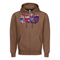 Chestnut 4th of July coffee drinks Zipper Hoodie - Neo Western
