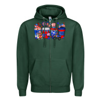 Sports Green 4th of July coffee drinks Zipper Hoodie - Neo Western