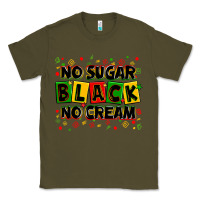 Army Green no sugar no cream black Classic Tee - Zillion Design Studio