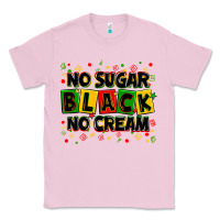 Bubblegum Pink no sugar no cream black Classic Tee - Zillion Design Studio