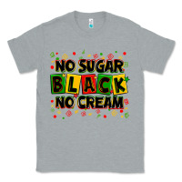 Heather Grey no sugar no cream black Classic Tee - Zillion Design Studio