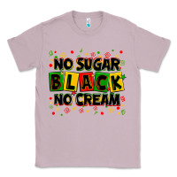Lilac no sugar no cream black Classic Tee - Zillion Design Studio