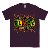 Plum no sugar no cream black Classic Tee - Zillion Design Studio