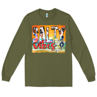 Army Green salty vibes Long Sleeve Tee - texasbilliewilder