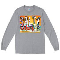 Heather Grey salty vibes Long Sleeve Tee - texasbilliewilder