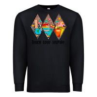 Black teach love inspire Premium Sweatshirt - JahusDesignShop