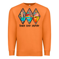 Carrot teach love inspire Premium Sweatshirt - JahusDesignShop