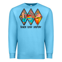 Ocean Blue teach love inspire Premium Sweatshirt - JahusDesignShop
