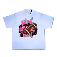 Grape Ice pink out football Urban Heavy Tee - BarkalooDesign