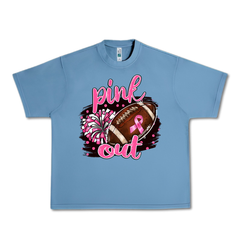 Pink Out Football Urban Heavy Tee by BarkalooDesign | Teevron