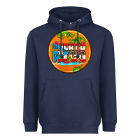 Navy puerto rico coasters Heavyweight Hoodie - AdoDesignShop