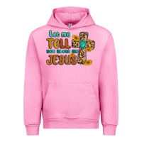 Fuchsia Pink let me tell you about my jesus Urban Hoodie - MaliasSmallBusiness