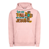 Pigment Salmon let me tell you about my jesus Urban Hoodie - MaliasSmallBusiness
