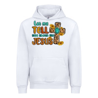 White let me tell you about my jesus Urban Hoodie - MaliasSmallBusiness
