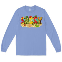 Colony Blue sassy beach Long Sleeve Tee - texasbilliewilder